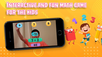 Emulate iPhone app Hands Up Math using MyAndroid
