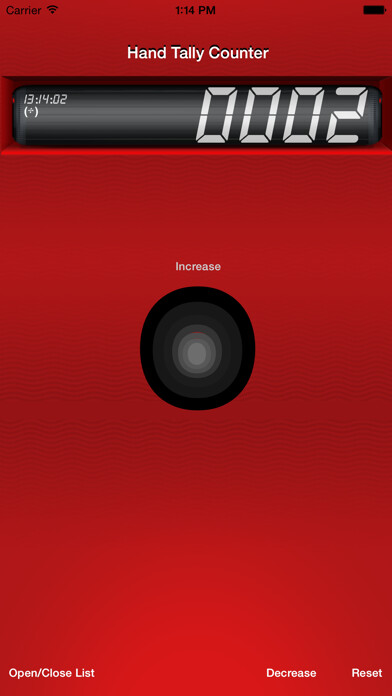 Emulate iPhone app Hand Tally Counter using MyAndroid Emulate iPhone app Hand Tally Counter using MyAndroid