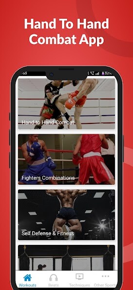 Emulate iPhone app Hand to Hand Combat Training using MyAndroid