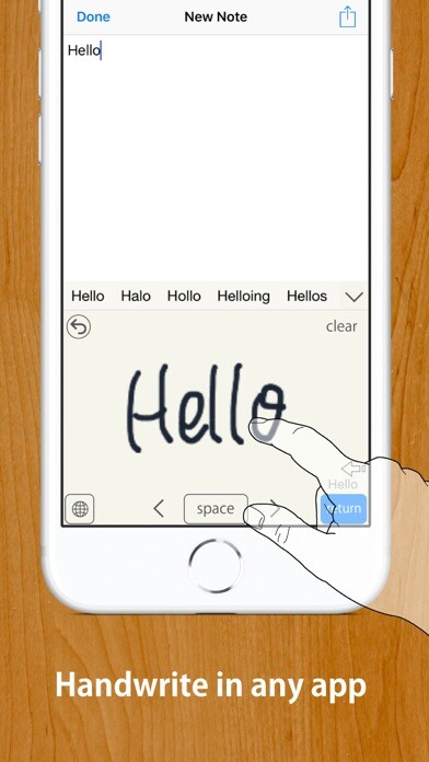 Emulate iPhone app Handwriting Keyboard using MyAndroid Emulate iPhone app Handwriting Keyboard using MyAndroid