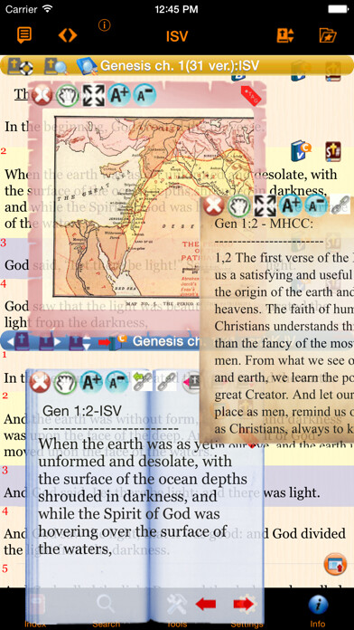 Emulate iPhone app Handy Bible Pro using MyAndroid