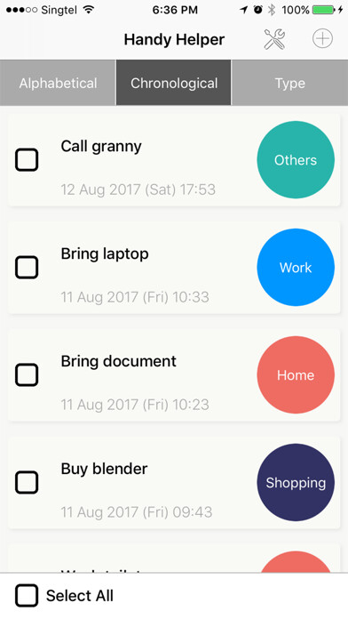 Emulate iPhone app Handy Helper - Reminder Notes with Alarm using MyAndroid Emulate iPhone app Handy Helper - Reminder Notes with Alarm using MyAndroid