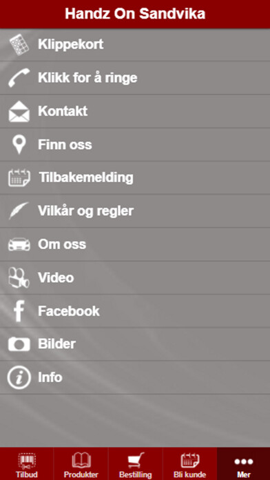 Emulate iPhone app HandzOn Sandvika using MyAndroid