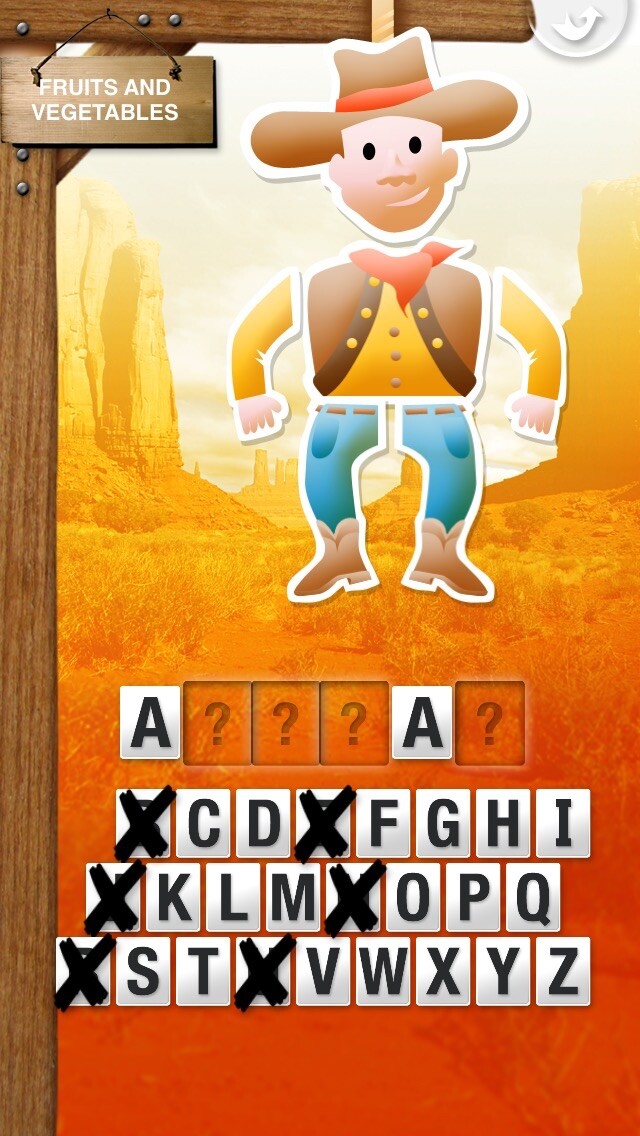 Emulate iPhone app Hangman for kids - A classic Hangman game in 5 languages using MyAndroid Emulate iPhone app Hangman for kids - A classic Hangman game in 5 languages using MyAndroid