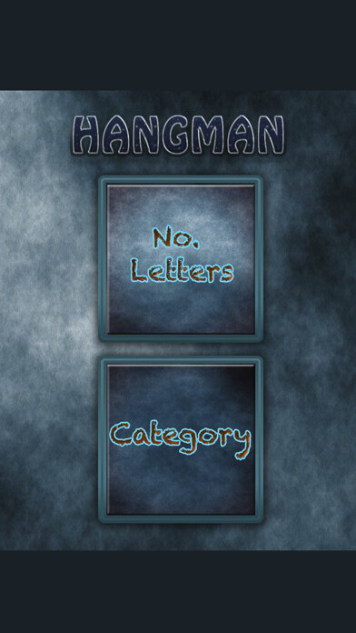 Emulate iPhone app Hangman - Learn while you play using MyAndroid
