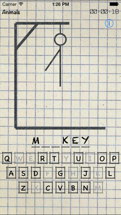 Emulate iPhone app hangman - words game using MyAndroid Emulate iPhone app hangman - words game using MyAndroid