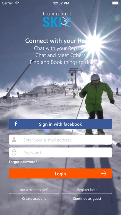 Emulate iPhone app Hangout SKI using MyAndroid Emulate iPhone app Hangout SKI using MyAndroid