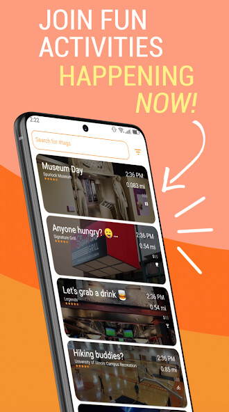 Run android online APK Hang: Spontaneous activities from MyAndroid or emulate Hang: Spontaneous activities using MyAndroid