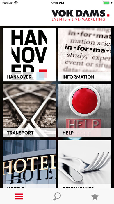Emulate iPhone app Hannover Guide using MyAndroid