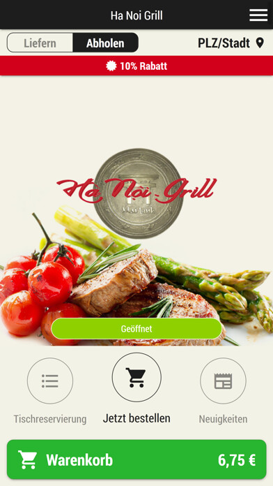 Emulate iPhone app Ha Noi Grill using MyAndroid Emulate iPhone app Ha Noi Grill using MyAndroid