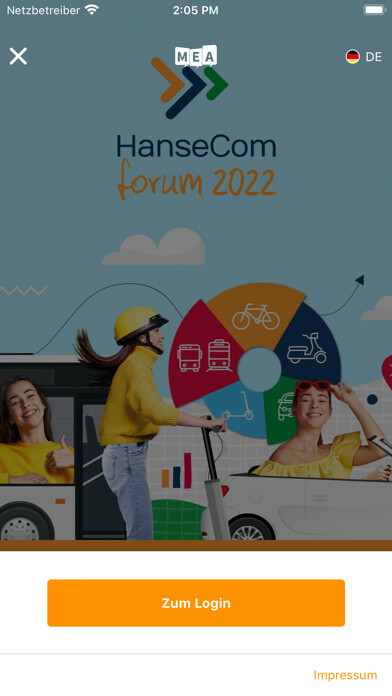 Emulate iPhone app HanseCom Forum 2022 using MyAndroid