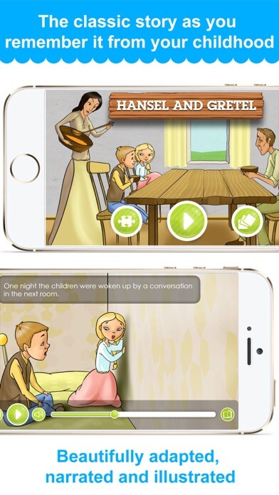 Emulate iPhone app Hansel and Gretel - Narrated Children Story using MyAndroid Emulate iPhone app Hansel and Gretel - Narrated Children Story using MyAndroid