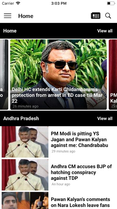 Emulate iPhone app Hans India using MyAndroid