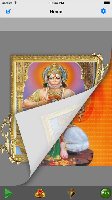 Emulate iPhone app Hanuman Ashtak : 3D Book using MyAndroid Emulate iPhone app Hanuman Ashtak : 3D Book using MyAndroid