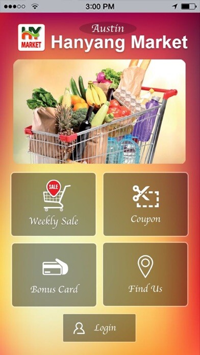 Emulate iPhone app Hanyang Market using MyAndroid