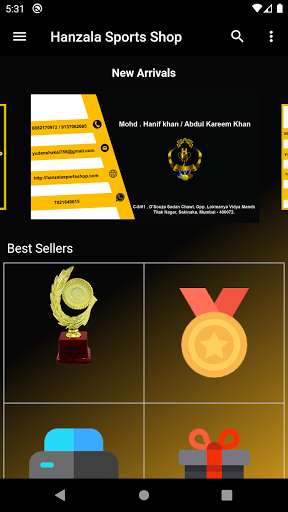 Run android online APK Hanzala Sports Shop from MyAndroid or emulate Hanzala Sports Shop using MyAndroid