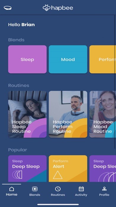 Emulate iPhone app Hapbee Sleep & Health Wearable using MyAndroid Emulate iPhone app Hapbee Sleep & Health Wearable using MyAndroid