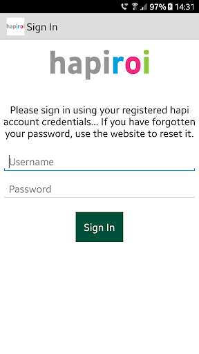 Run android online APK HapiROI from MyAndroid or emulate HapiROI using MyAndroid