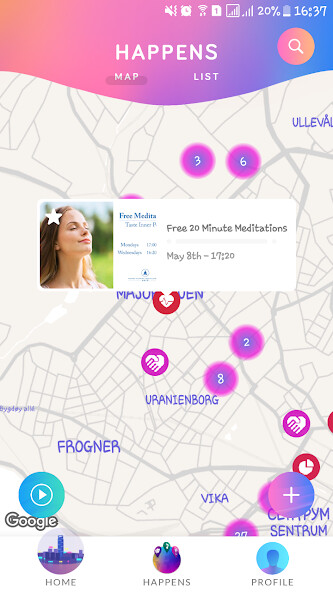 Run android online APK Happens - All events in Norway from MyAndroid or emulate Happens - All events in Norway using MyAndroid