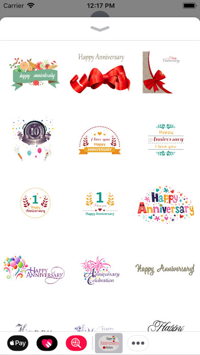 Emulate iPhone app Happy Anniversary Sticker 2018 using MyAndroid Emulate iPhone app Happy Anniversary Sticker 2018 using MyAndroid