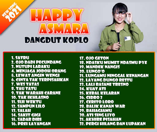 Run android online APK Happy Asmara Dangdut Koplo 2021 from MyAndroid or emulate Happy Asmara Dangdut Koplo 2021 using MyAndroid