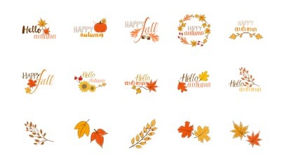 Emulate iPhone app Happy Autumn Hand Drawn Stickers using MyAndroid