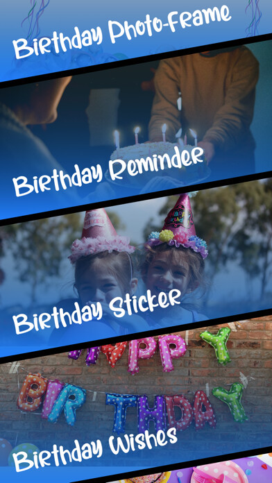 Emulate iPhone app Happy Birthday Card Maker. using MyAndroid Emulate iPhone app Happy Birthday Card Maker. using MyAndroid
