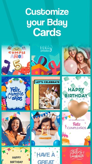Emulate iPhone app Happy Birthday Cards Maker . using MyAndroid Emulate iPhone app Happy Birthday Cards Maker . using MyAndroid