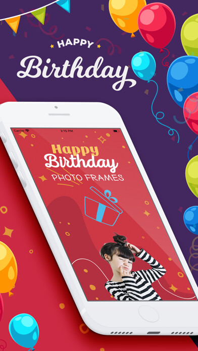 Emulate iPhone app Happy Birthday Frames Maker using MyAndroid Emulate iPhone app Happy Birthday Frames Maker using MyAndroid