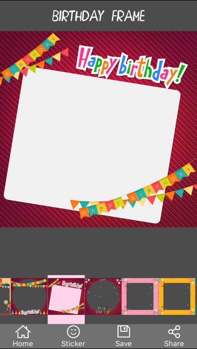 Emulate iPhone app Happy Birthday Frames using MyAndroid Emulate iPhone app Happy Birthday Frames using MyAndroid