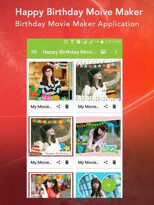 Emulate Android APK Happy Birthday Movie Maker