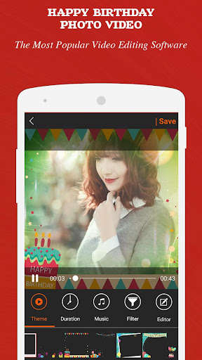 Run android online APK Happy Birthday Photo Video from MyAndroid or emulate Happy Birthday Photo Video using MyAndroid