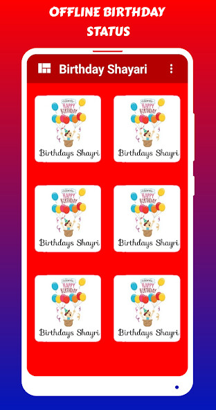 Run android online APK Happy Birthday Shayari -Status from MyAndroid or emulate Happy Birthday Shayari -Status using MyAndroid