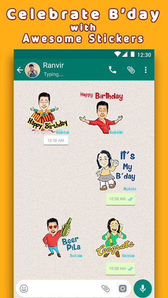 Run android online APK Happy Birthday Stickers for WhatsApp WAStickerApps from MyAndroid or emulate Happy Birthday Stickers for WhatsApp WAStickerApps using MyAndroid