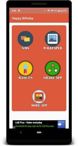 Run android online APK Happy Birthday Wishes And SMS from MyAndroid or emulate Happy Birthday Wishes And SMS using MyAndroid