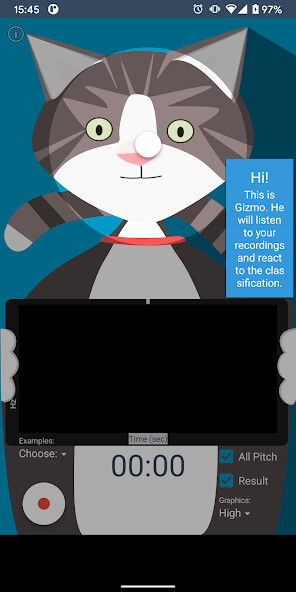 Run android online APK Happy Cat Detector: Meow Sound from MyAndroid or emulate Happy Cat Detector: Meow Sound using MyAndroid