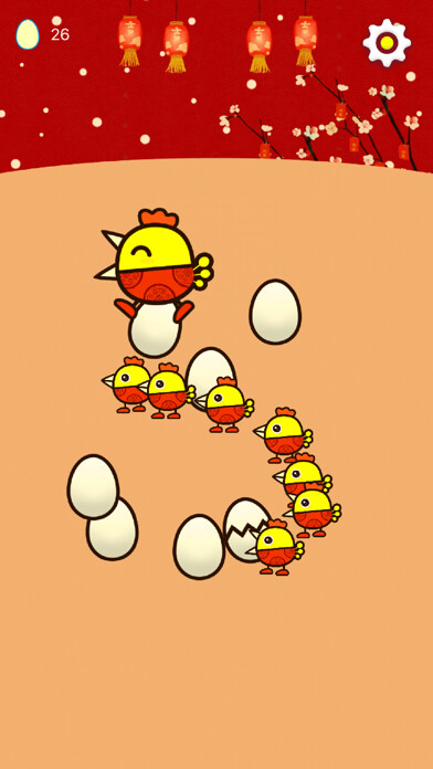 Emulate iPhone app Happy Chicken 2018 using MyAndroid