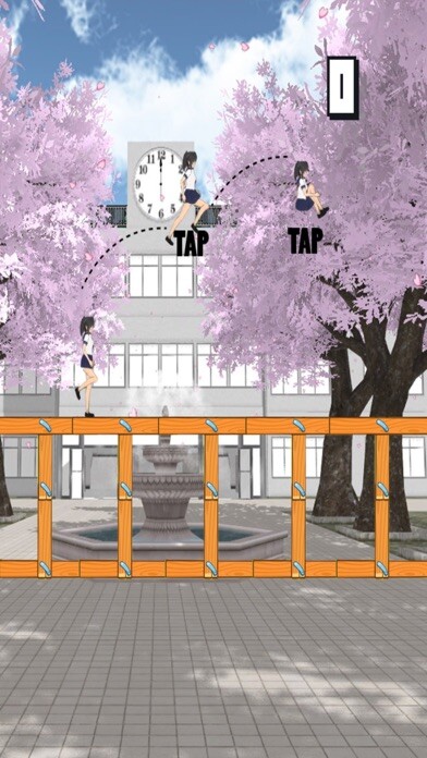 Emulate iPhone app Happy ClaSh Jump : The Flip YandERe WheEl DivInG rOYalE using MyAndroid