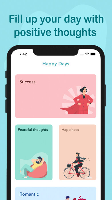 Emulate iPhone app Happy Days - Mindfulness using MyAndroid Emulate iPhone app Happy Days - Mindfulness using MyAndroid