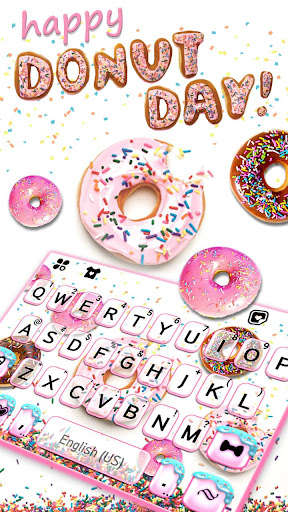 Run android online APK Happy Donut Day Keyboard Background from MyAndroid or emulate Happy Donut Day Keyboard Background using MyAndroid