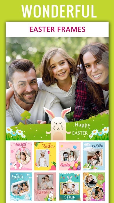 Emulate iPhone app Happy Easter Photo Frames App using MyAndroid
