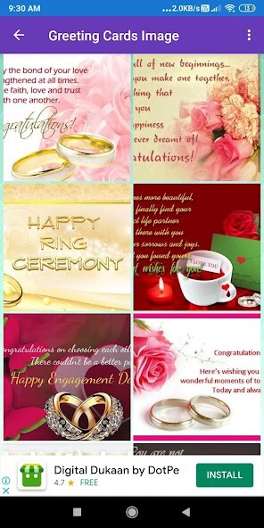Run android online APK Happy Engagement:Greeting, Photo Frames,GIF,Quotes from MyAndroid or emulate Happy Engagement:Greeting, Photo Frames,GIF,Quotes using MyAndroid