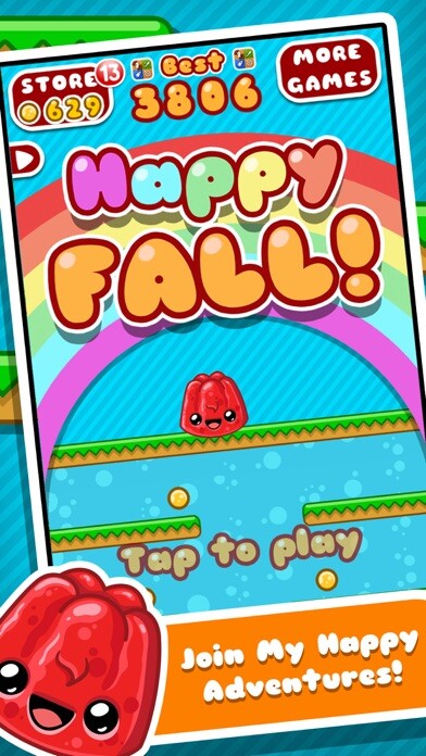 Emulate iPhone app Happy Fall - Fall Down using MyAndroid Emulate iPhone app Happy Fall - Fall Down using MyAndroid