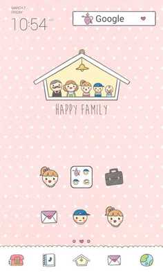 Emulate Android APK happy family dodol theme Emulate Android APK happy family dodol theme