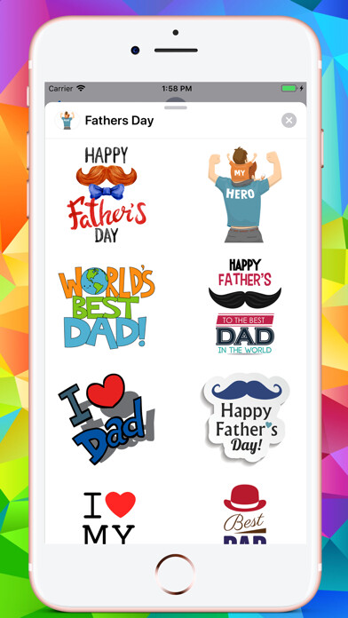 Emulate iPhone app Happy Fathers Day Celebrations using MyAndroid Emulate iPhone app Happy Fathers Day Celebrations using MyAndroid