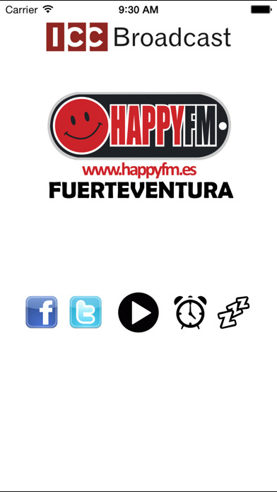 Emulate iPhone app HappyFM Fuerteventura using MyAndroid Emulate iPhone app HappyFM Fuerteventura using MyAndroid