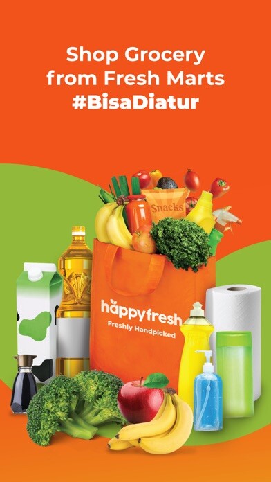 Emulate iPhone app HappyFresh - Grocery Delivery using MyAndroid Emulate iPhone app HappyFresh - Grocery Delivery using MyAndroid
