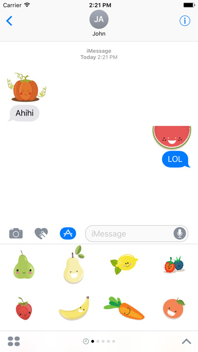 Emulate iPhone app Happy Fruit - Fx Sticker using MyAndroid Emulate iPhone app Happy Fruit - Fx Sticker using MyAndroid