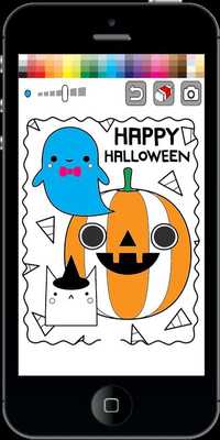 Emulate Android APK Happy Halloween Coloring Pages