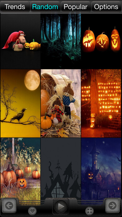 Emulate iPhone app Happy Halloween Wallpaper using MyAndroid Emulate iPhone app Happy Halloween Wallpaper using MyAndroid